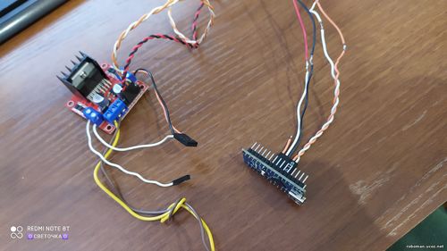 Драйвер для ШД на L298n и arduino